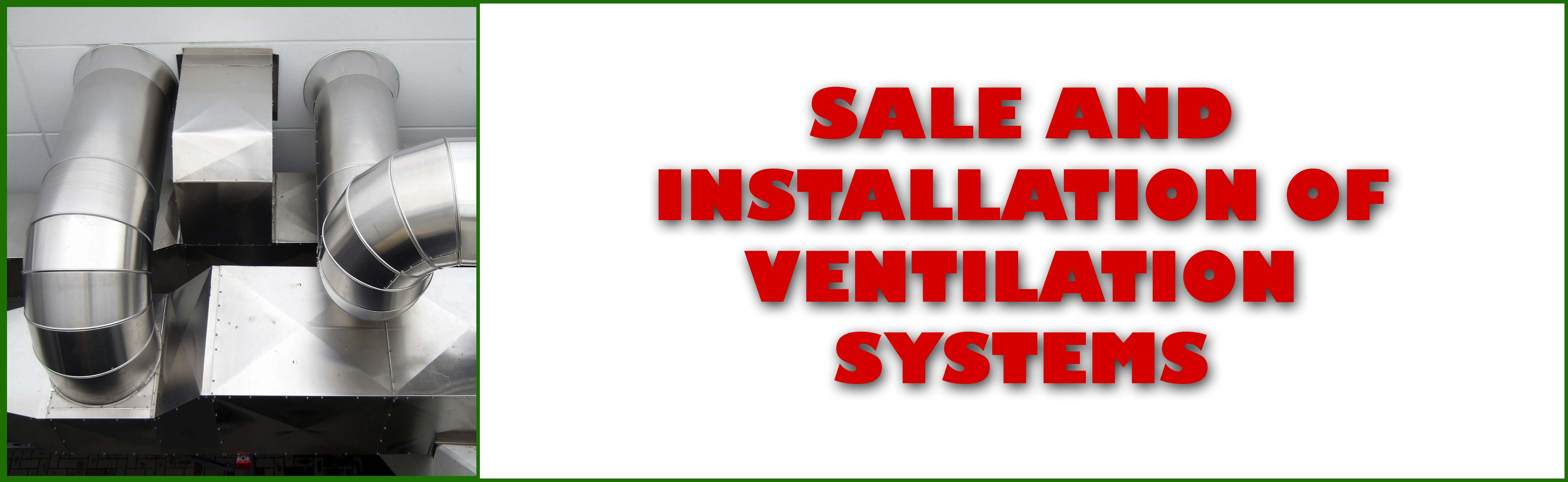 sale and install ventilation