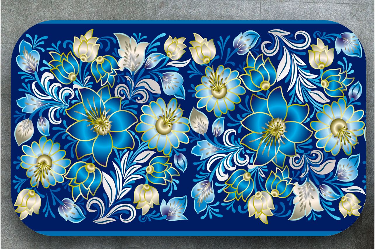 Наклейка на стол - Floral-4 | Купить фотопечать на стол в магазине Интерьерные наклейки