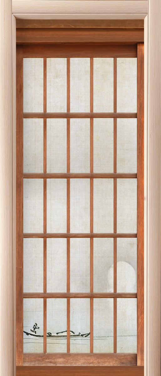наклейка на дверь  障子 - Сёдзи