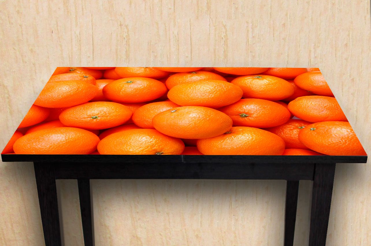 Наклейка на стол - Апельсин | Купить фотопечать на стол в магазине Интерьерные наклейки