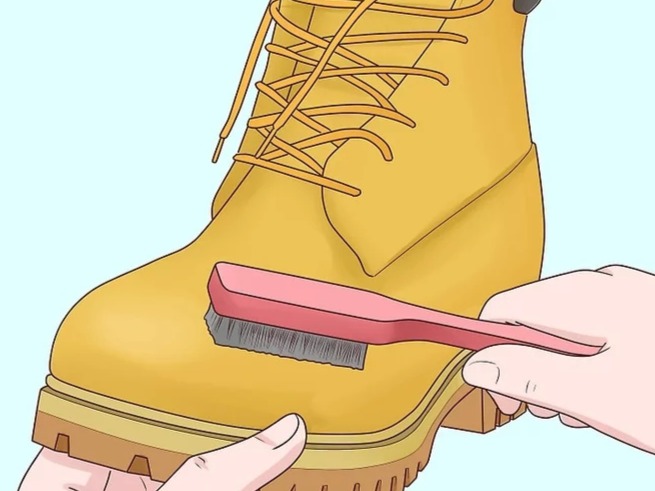 Как почистить ботинки Timberland
