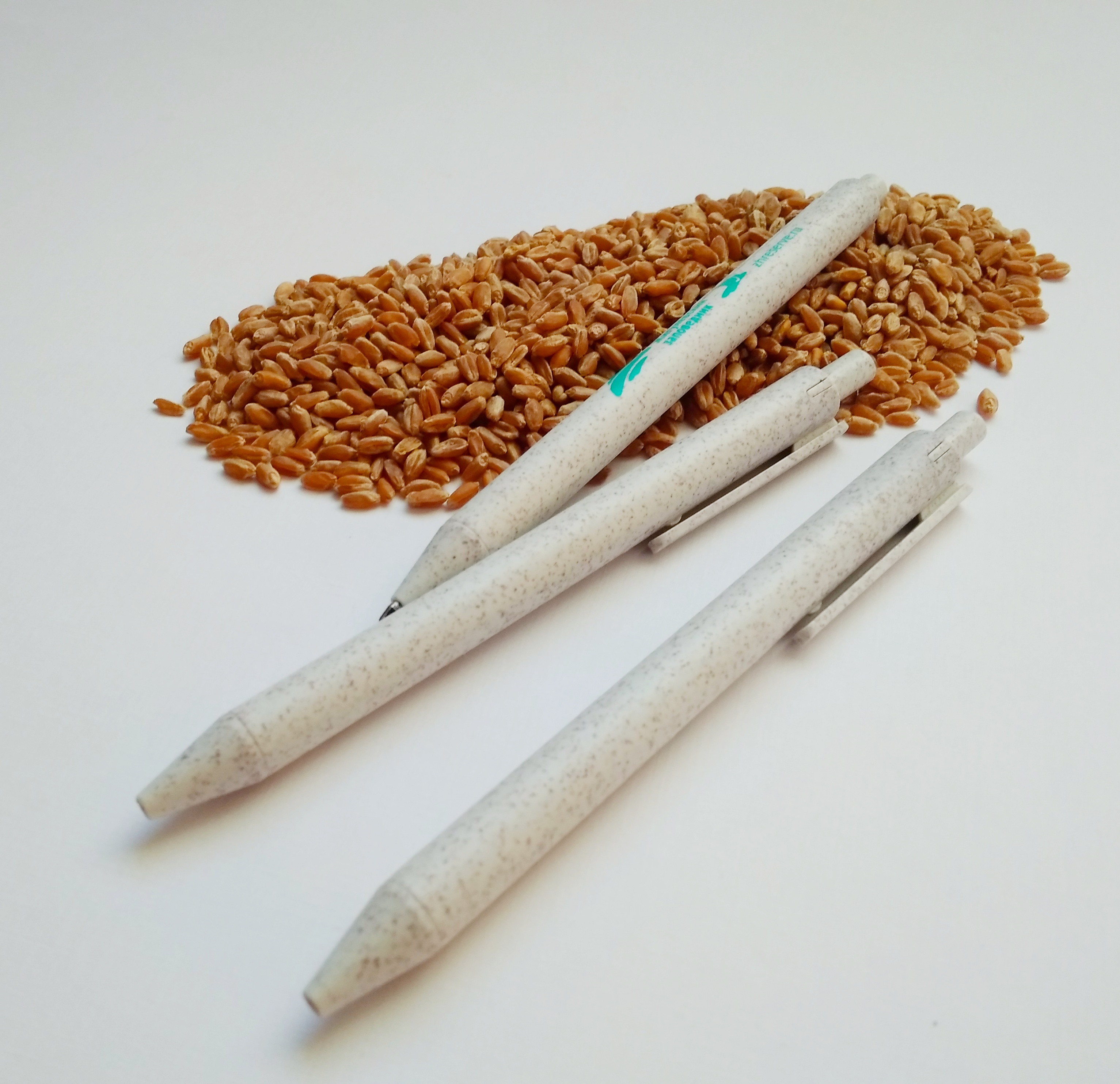 эко ручки из пшеницы