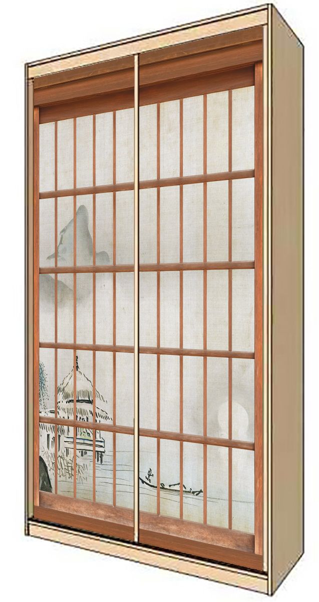 Наклейка на шкаф   障子 - Сёдзи | магазин Интерьерные наклейки