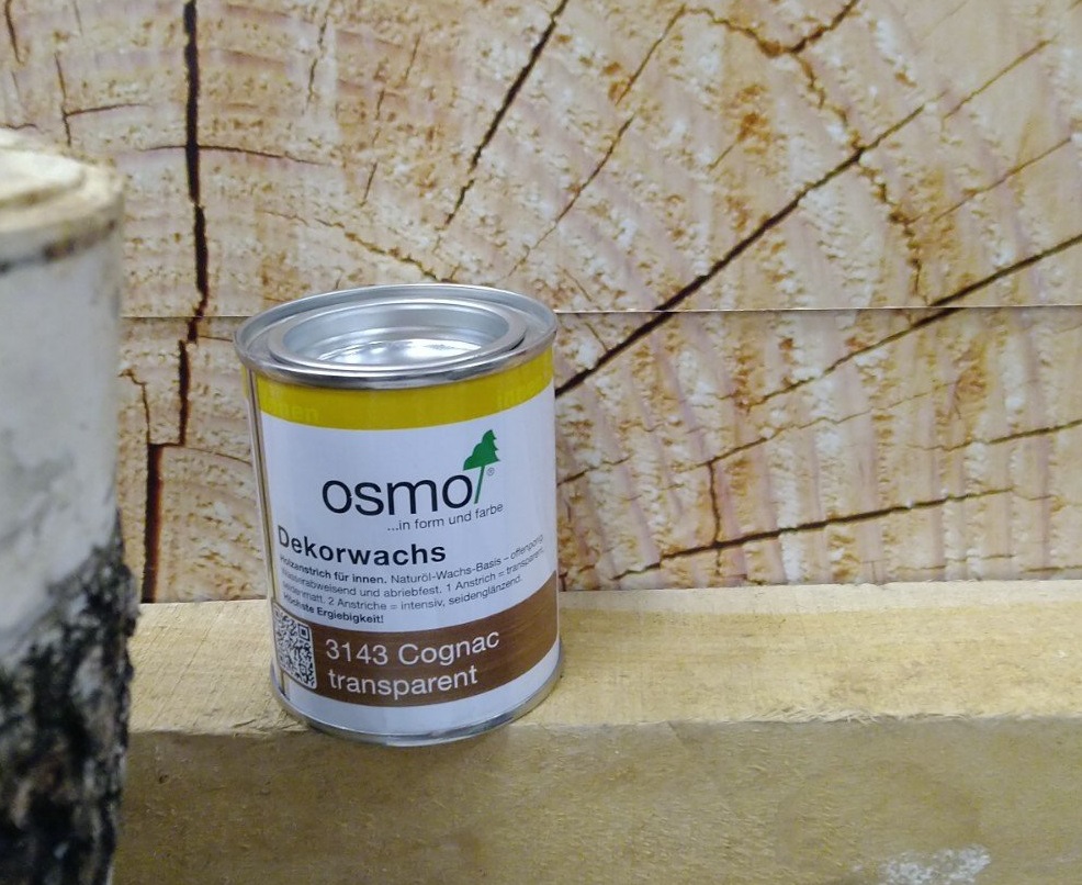 Цветное масло OSMO Dekorwachs Transparent Tone 3143 Коньяк
