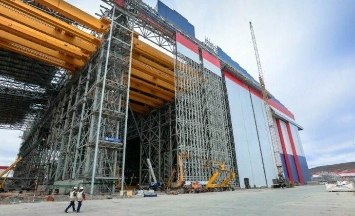 В Мурманской области - гигантский цех для завода «Арктик СПГ-2»