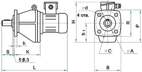 4МЦ2С-63-4МЦ2С-125 фланцевое
