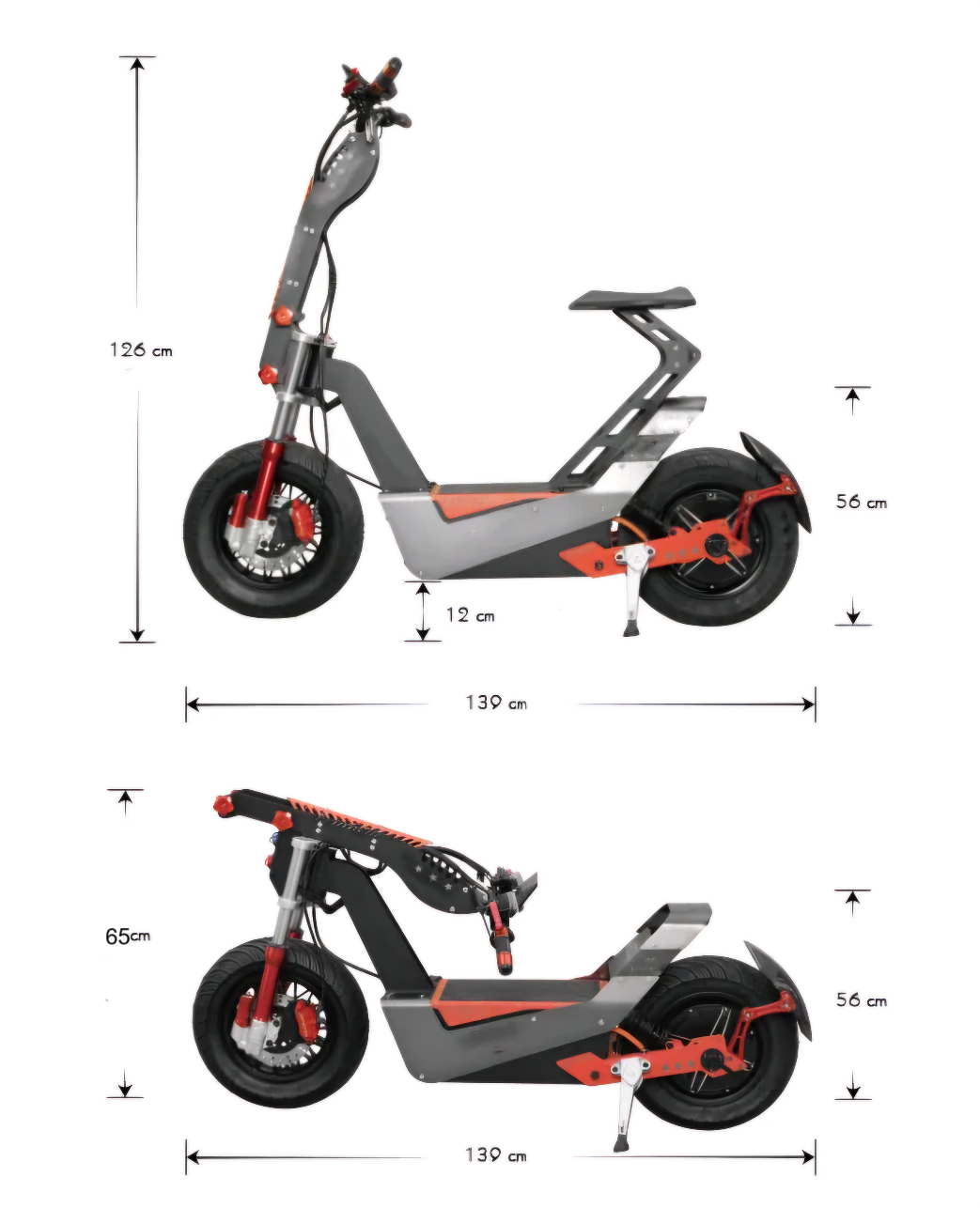 Габариты BLADE F8 Plus+