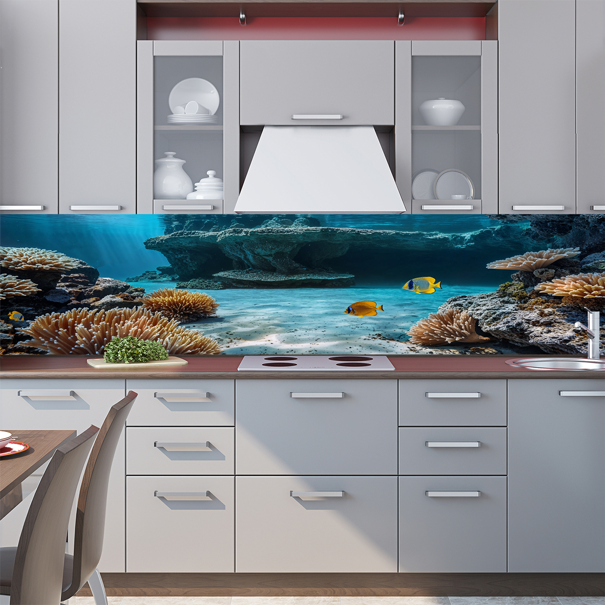 Фартук кухни - Плавали, знаем! купить в магазине Интерьерные наклейки