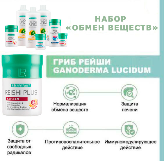 Рейши в Наборе Обмен веществ