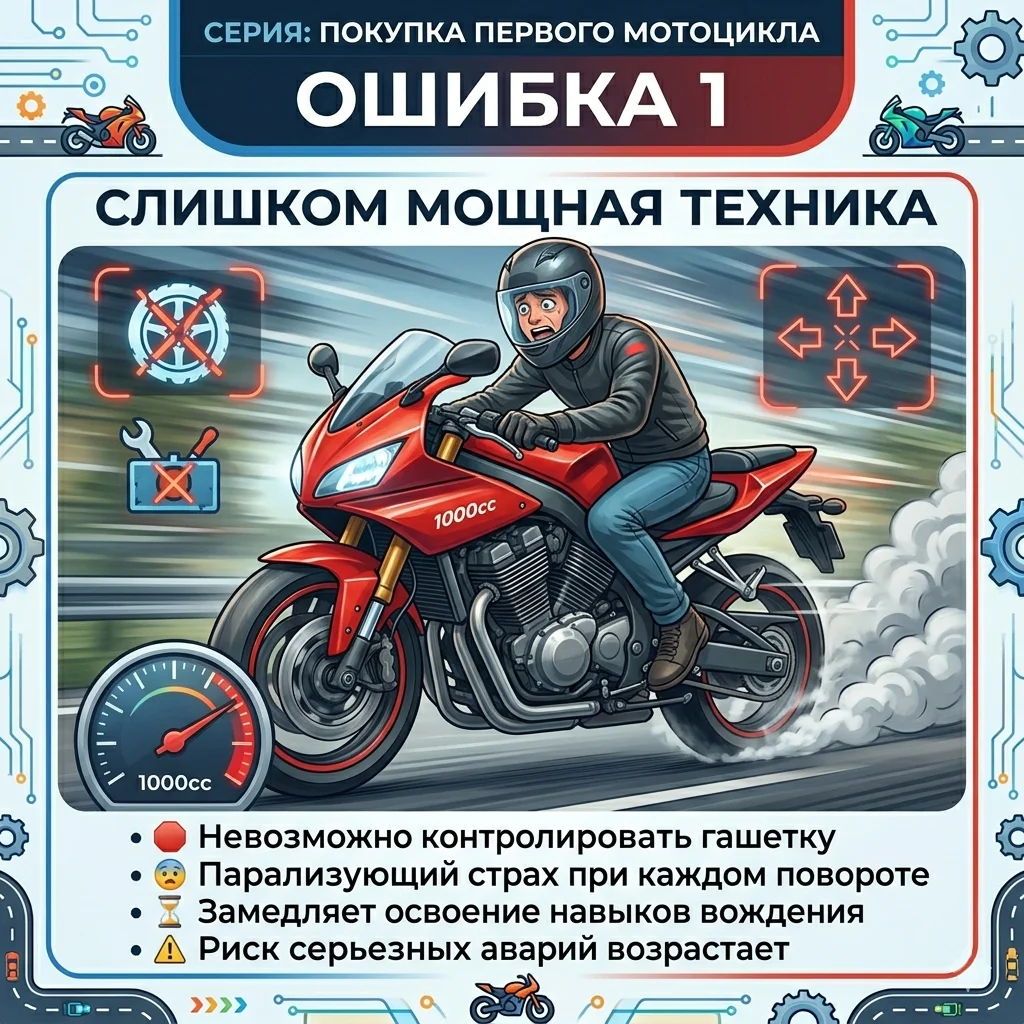 Слишком мощная техника для новичка