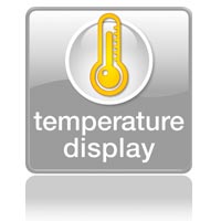 Temperature display 