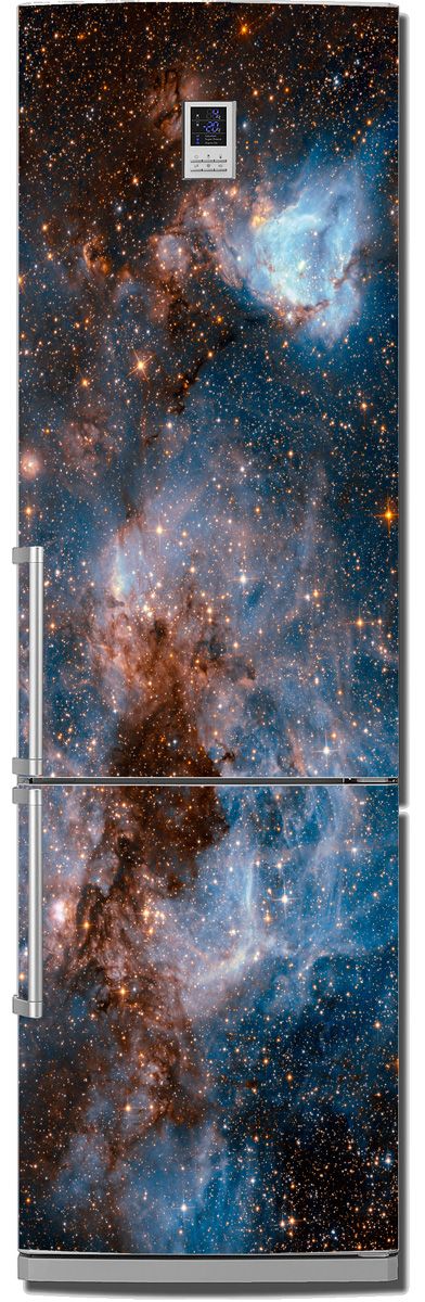 Наклейка на холодильник - Глубокий космос