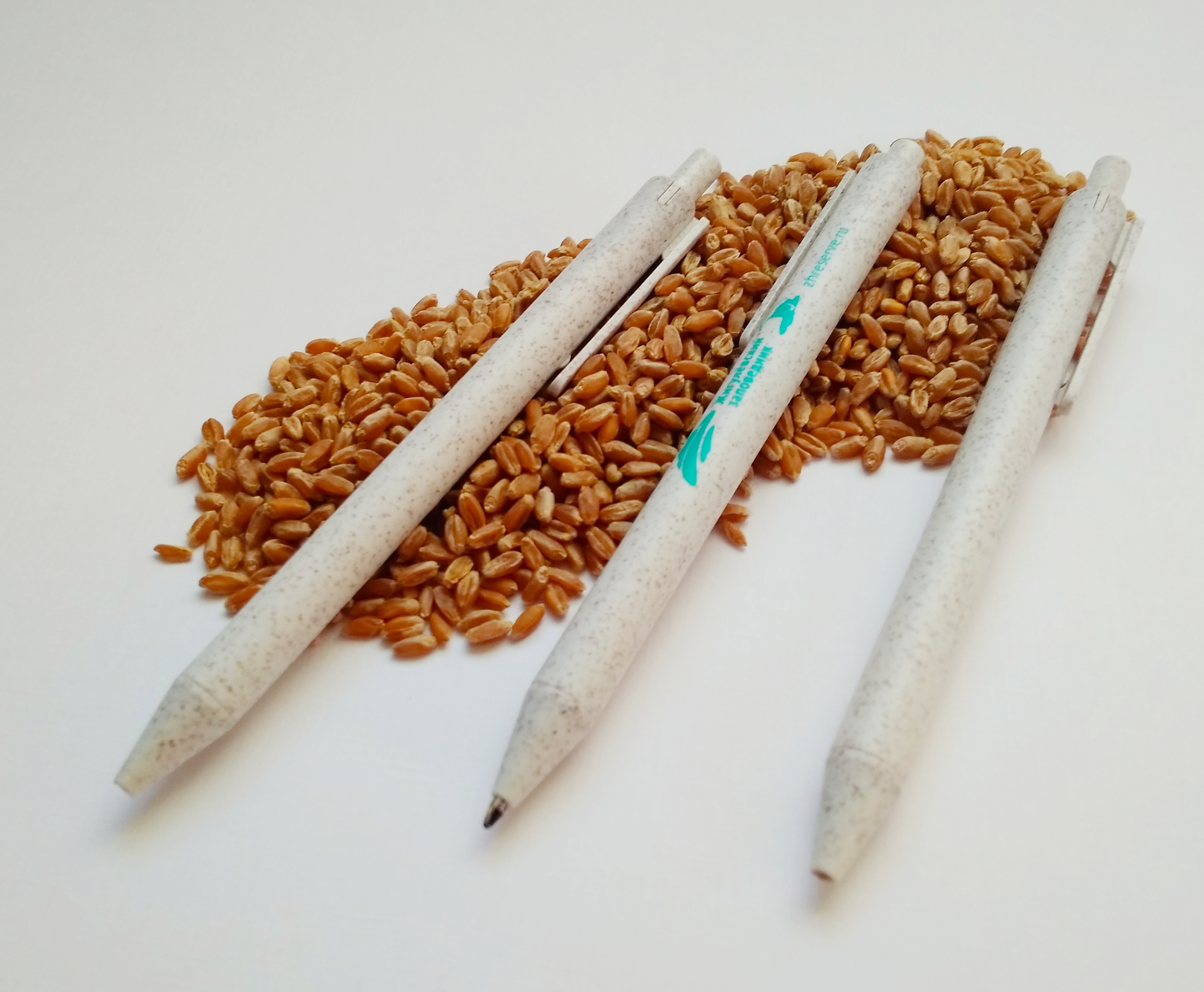 эко ручки из пшеницы