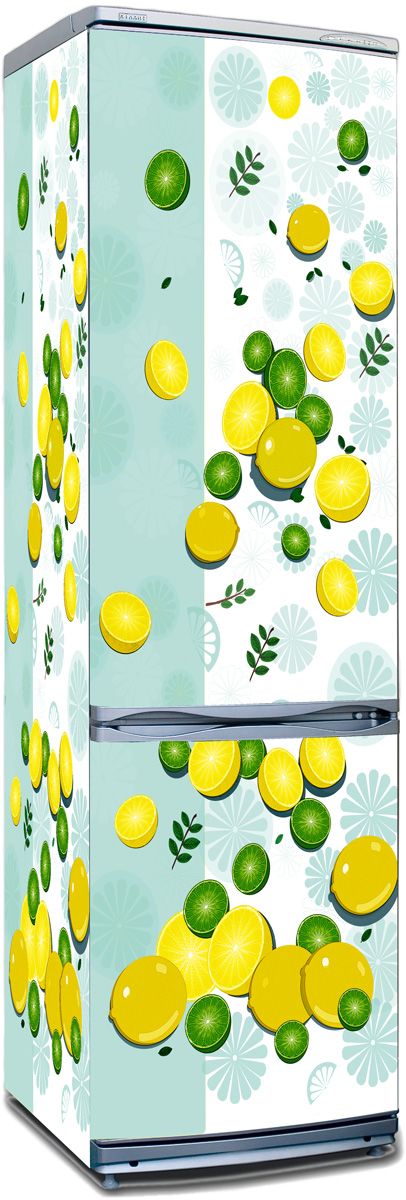 Lime Lemon | Self Adhesive Sticker Wall Fridge, Kitchen Decor of X-decor