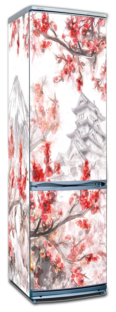 Sakura | Self Adhesive Sticker Wall Fridge, Kitchen Decor of X-decor