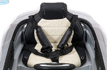 кресло из двухцветной перфорированной экокожи с пяти-точечным ремнем безопасности Mercedes SL63