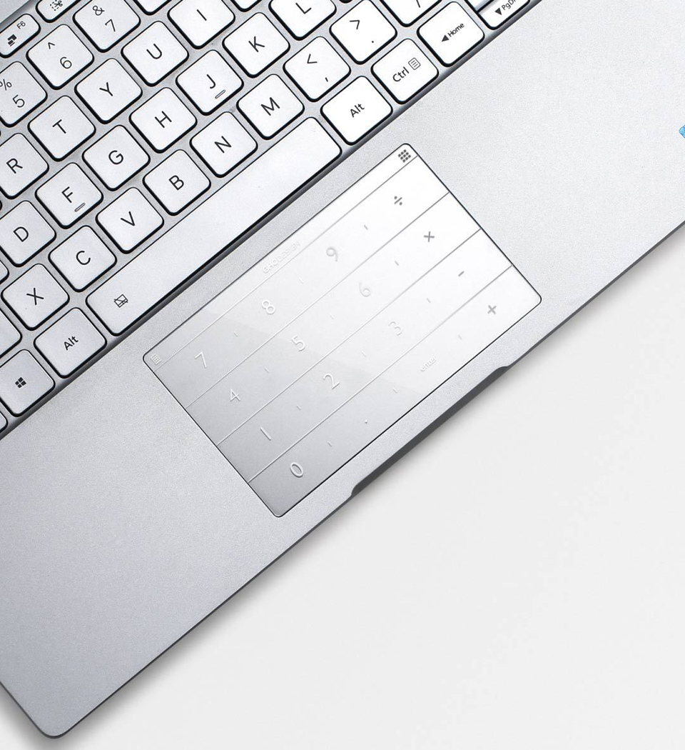 Интелектуальная клавиатура NUMS Ultra-Thin Smart Keyboard на ноутбуке