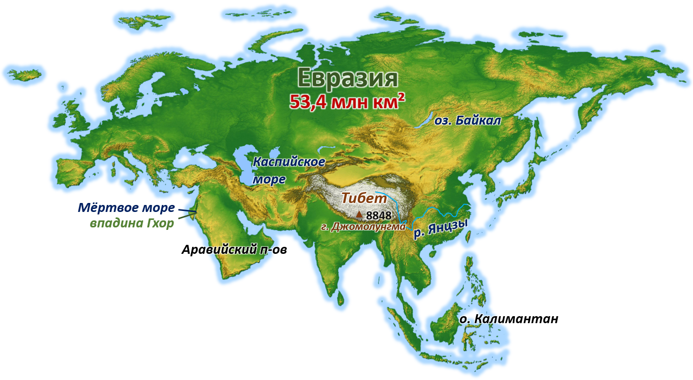 Евразия в млн. Евразия площадь Евразии. Материк Евразия на карте. Карта Евразии. Континент Евразия на карте.