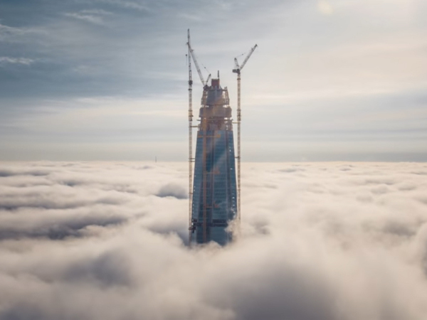 Петербургский «Лахта Центр» стал самым высоким небоскрёбом Европы