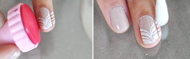 Перенос узора на ногтевую пластину