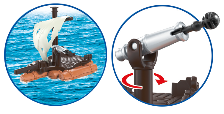Конструктор Playmobil Пираты: Пиратский плот