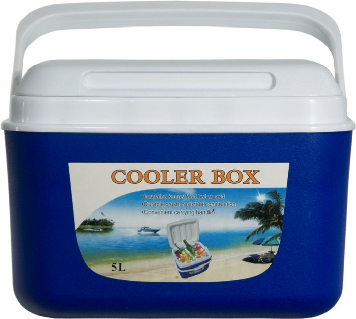 Изотермический контейнер Cooler Box для продуктов 5 литров - ручка для переноски